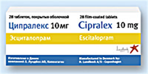 Купить ципралекс таблетки покрытые оболочкой 10мг n28 цена и отзывы