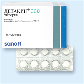 Купить депакин хроно таблетки покрытые оболочкой 300мг №100 цена и отзывы