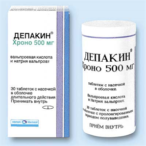 Купить депакин хроно таблетки покрытые оболочкой 500мг №30 цена и отзывы