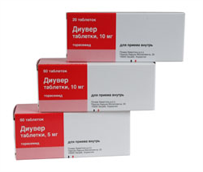 Купить диувер таблетки 5мг №60 цена и отзывы