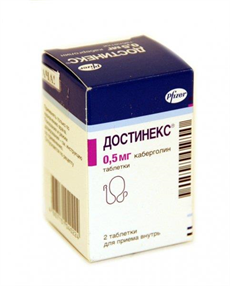 Купить достинекс таблетки 0,5мг №2 цена и отзывы