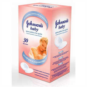 Купить джонсонс бэби прокладки для груди №30 цена и отзывы