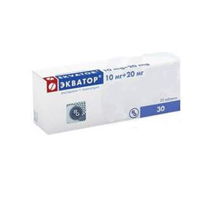 Купить экватор 10мг плюс 20мг таблетки n30 цена и отзывы