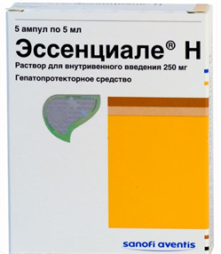 Купить эссенциале н раствор в/в 250 мг/5 мл №5 амп цена и отзывы