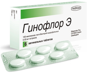 Купить гинофлор э №6 таблетки вагинал, цена и отзывы