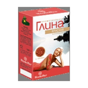 Купить глина красная косметическая 100г цена и отзывы