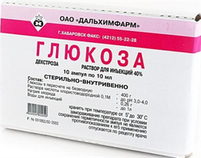 Купить глюкоза раствор в/в 40% 10 мл №10 амп цена и отзывы