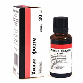 Купить хилак форте капли 30 мл вишни цена и отзывы