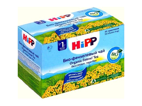 Купить хипп чай био-фенхелевый 30,0 с 1-го месяца цена и отзывы