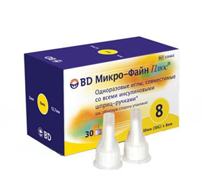 Купить игла micro-fine plus к инсулин инжектору 30g n100 цена и отзывы