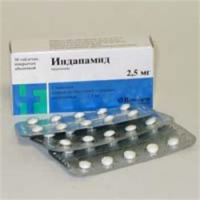Купить индапамид таблетки покрытые оболочкой 2,5мг №30 цена и отзывы