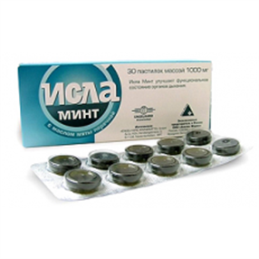 Купить исла минт 1000мг пастилки №30 бад цена и отзывы