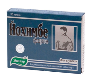 Купить йохимбе форте капсулы №30 цена и отзывы