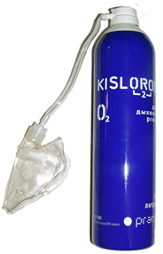 Купить кислород 6-1 8л баллончик для дыхания плюс маска синий цена и отзывы