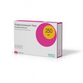 Купить кларитромицин-тева таблетки покрытые оболочкой 250мг №10 цена и отзывы