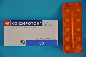 Купить ко-диротон таблетки 20мг плюс 12,5 №30 цена и отзывы