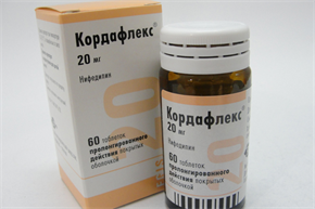 Купить кордафлекс ретард таблетки покрытые оболочкой 20мг №60 цена и отзывы