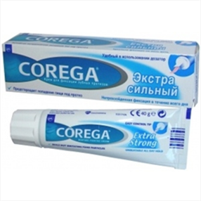 Купить корега крем для зубных протезов экстра сильный 40 мл цена и отзывы