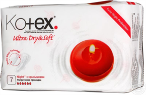Купить котекс прокладки ультра драй энд софт ночные №7 цена и отзывы