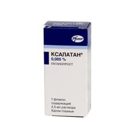 Купить ксалатан капли глазные 0,005% 2,5 мл №3 флакон цена и отзывы