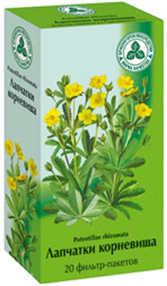 Купить лапчатка корневища с корнями №20 фильтр-пакет цена и отзывы