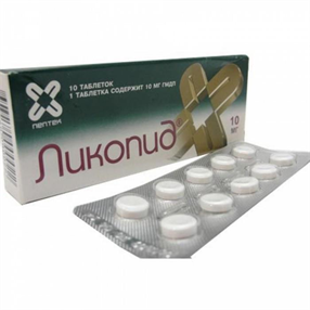 Купить ликопид 1 мг №10 табл цена и отзывы