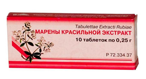 Купить марена красильная таблетки экстракт №10 цена и отзывы
