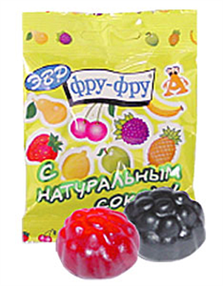 Купить мармелад фру-фру с натур, соком ассорти 30г цена и отзывы