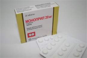 Купить моноприл таблетки 20мг №28 цена и отзывы