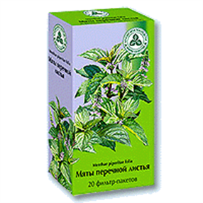 Купить мята перечная листья №20 фильтр-пакетов цена и отзывы