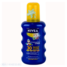 Купить нивея сан кидс спрей солнцезащитный spf30 200 мл (85403) цена и отзывы