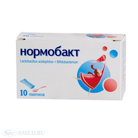 Купить нормобакт порошок 3 г №10 саше цена и отзывы