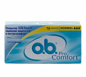 Купить o, b, тампоны прокомфорт нормал №16 цена и отзывы
