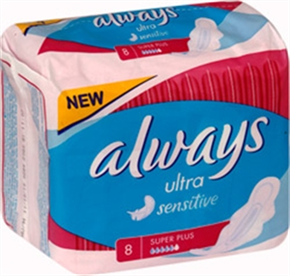 Купить олвейз прокладки сенситвив супер плюс №8 цена и отзывы