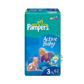 Купить памперс подгузники актив миди 4 - 9 кг №62 цена и отзывы