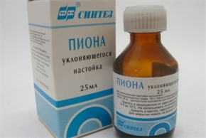 Купить пиона настойка 25мл флакон цена и отзывы