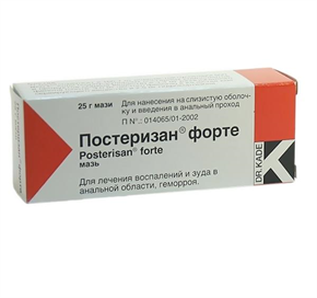 Купить постеризан форте мазь ректальная 25 г цена и отзывы