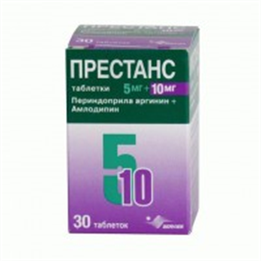 Купить престанс таблетки 5мг плюс 5 мг флакон с доз №30 цена и отзывы