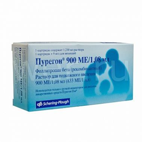 Купить пурегон раствор для инъекций 900 ме/1,08 мл №1 картридж цена и отзывы