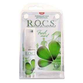 Купить рокс спрей освежающий для рта освежающая мята 15 мл цена и отзывы