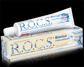 Купить рокс зубная паста бионика отбеливающая 74 г цена и отзывы