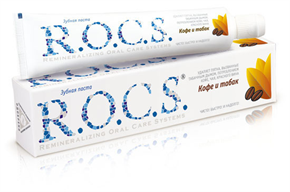 Купить рокс зубная паста кофе и табак 74 г цена и отзывы