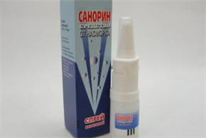 Купить санорин спрей назальный 0,1% 10 мл цена и отзывы
