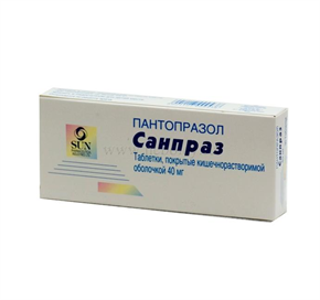 Купить санпраз таблетки покрытые оболочкой 40мг n30 цена и отзывы