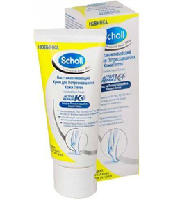 Купить scholl крем заживляющий для потрескавшейся кожи пяток 60 мл цена и отзывы