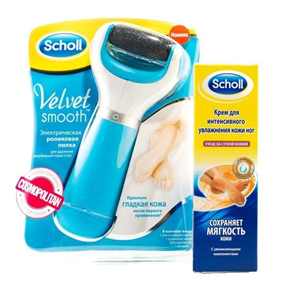 Купить scholl набор пилка электрич, плюс крем для интенс, увлажн, кожи ног в подарок цена и отзывы