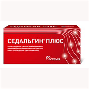 Купить седальгин плюс таблетки n10 цена и отзывы