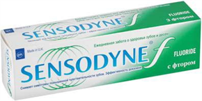 Купить сенсодин зубная паста с фтором 75 мл цена и отзывы