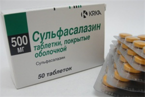 Купить сульфасалазин таблетки покрытые оболочкой 500мг n50 цена и отзывы