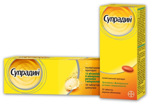 Купить супрадин таблетки покрытые оболочкой n30 цена и отзывы